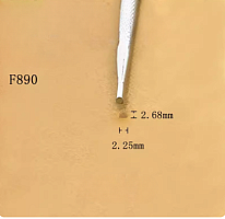 Штамп для тиснения по коже F890 Япония  - купить для кожевенного хобби