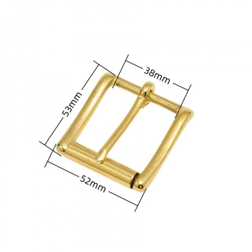 Пряжка 13-50 мм латунная c роликом Z002 фото 2