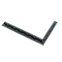 Линейка угольник металлическая 40*60 см  - купить для кожевенного хобби