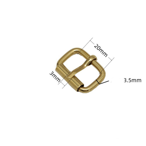 Пряжка 20-38 мм латунная с роликом Z001 фото 5