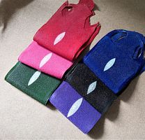 Кожа ската натуральная фактурная