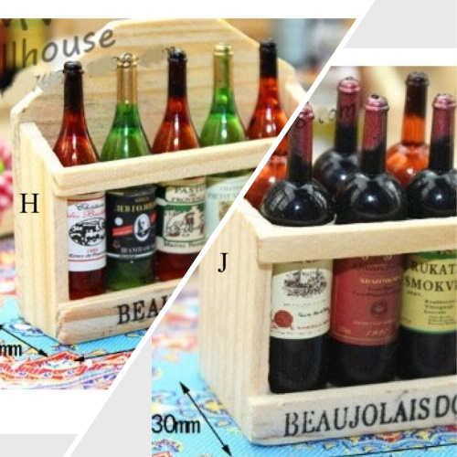 Ящик вина для кукол Ящик вина для кукол