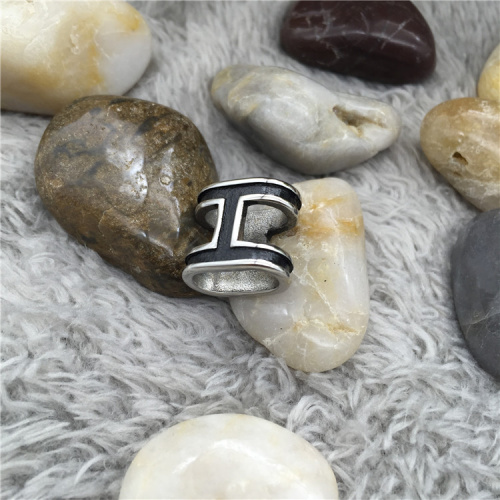 Бусина 12х6 мм для плоских браслетов Сталь B27  BR-B27 - фото товара фото 5