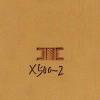 Штамп для тиснения по коже X500-2 Япония  - купить для кожевенного хобби