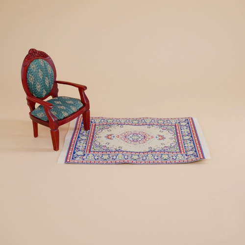 Ковер 15х10 см для кукольного дома с люрексом 1:12 арт 70203 фото 2 Ковер 15х10 см для кукольного дома с люрексом 1:12 арт 70203 фото 2