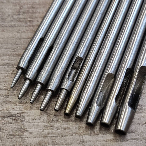 Пробойники для кожи диаметр 0,5-3,5 мм Набор 10 шт | Галерея фото | Pava.pro фото 4 Пробойники для кожи диаметр 0,5-3,5 мм Набор 10 шт PR K 05-35 - фото товара фото 4