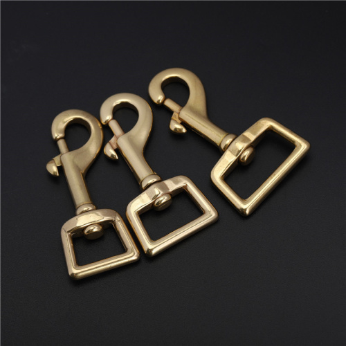 Карабин поворотный Латунь JZ-0022 фото 5