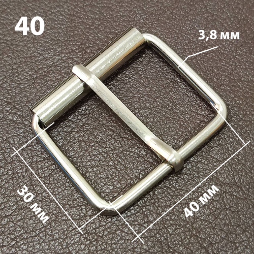 Пряжка 15-40 мм с роликом Z1540 фото 18