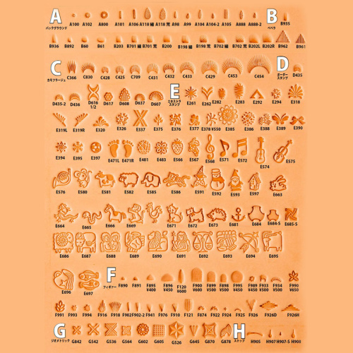 Штамп для тиснения по коже F900 Япония  CRAFT-F900 - фото товара фото 4