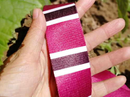 Лента ременная 38 мм Цветная полоска пэ фото 6