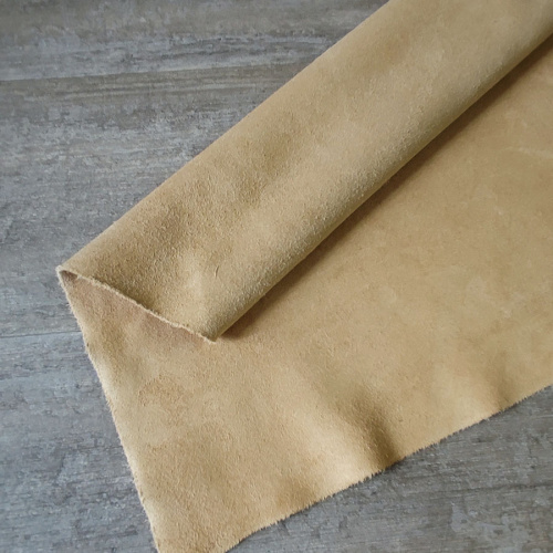 Кожа велюр 1,2 мм Бежевый фото 3