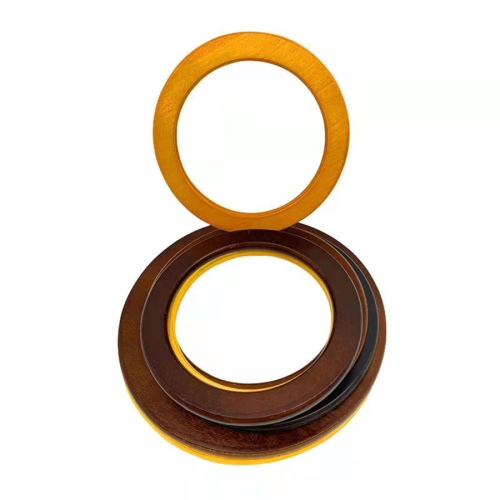 Ручки для сумки деревянные круглые, пара фото 3