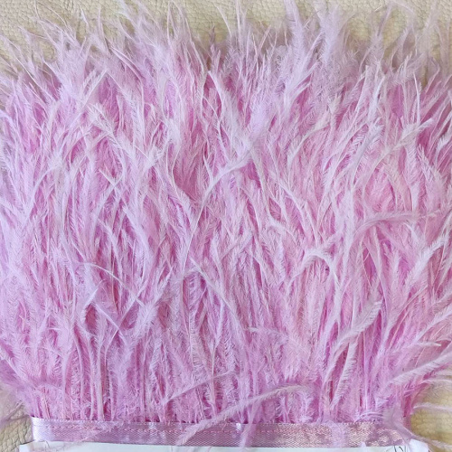 Перья страуса на ленте фото 28