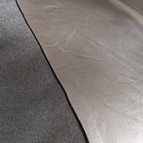 Кожа Овчина (шевро) 0,3-0,6 мм Черный фото 3