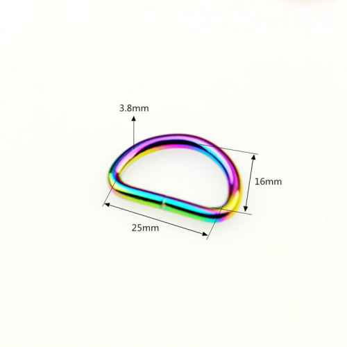 Полукольцо D-образное 20-32 мм цвет Хамелеон фото 6