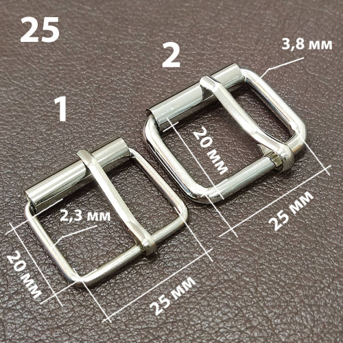 Пряжка 15-40 мм с роликом Z1540 фото 14