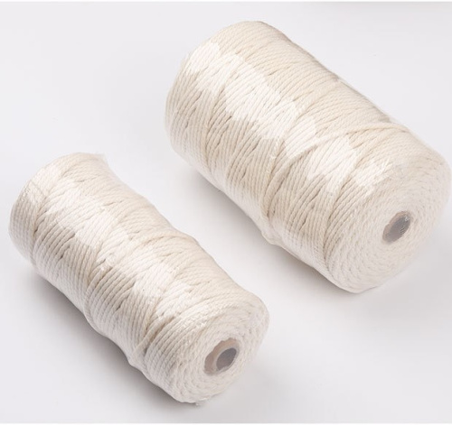 Шнур-шпагат хлопковый для рукоделия 3 мм 100/200 м