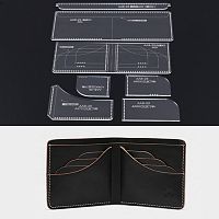 Шаблоны-лекала для портмоне ААВ-29  - купить для кожевенного хобби