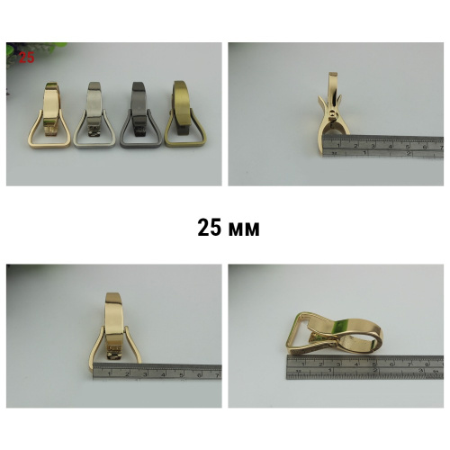Ручкодержатель с карабином металлический 25, 31 мм фото 5 Ручкодержатель с карабином металлический 25, 31 мм фото 5