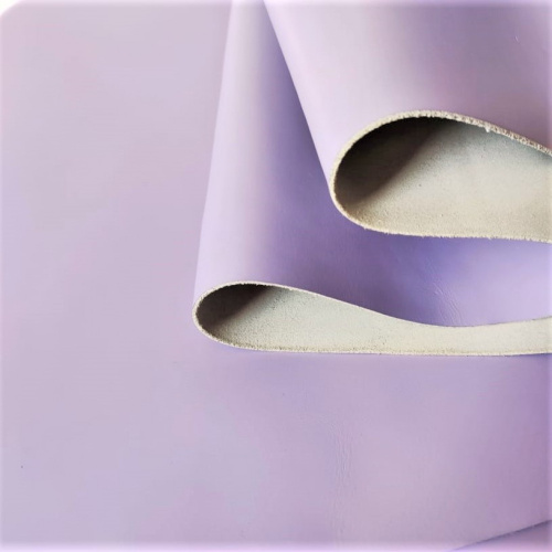 Кожа ШСК 2,1 мм пылевидная с покр. Сиреневый фото 3