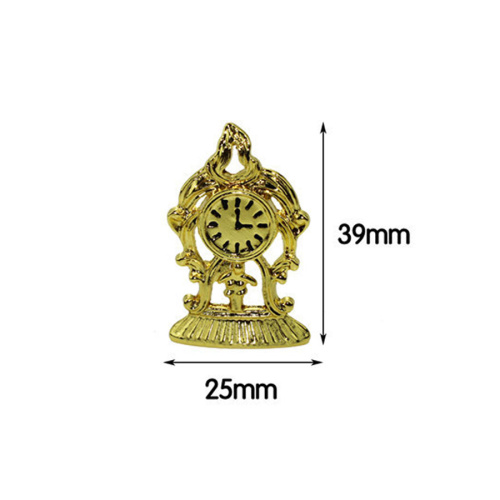 Часы настольные в золотом корпусе для румбокса Миниатюра 1:12 | Галерея фото | Pava.pro Часы настольные в золотом корпусе для румбокса Миниатюра 1:12 - фото товара