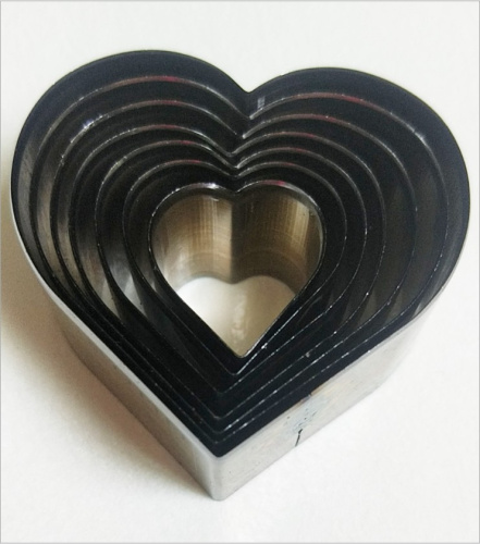 Штанцформа (вырубной штамп) Сердце, набор 7 шт.  ST А-12 - фото товара фото 3