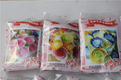 Вырубка из фетра Букет желтый  FT XQ-1374 - фото товара фото 2