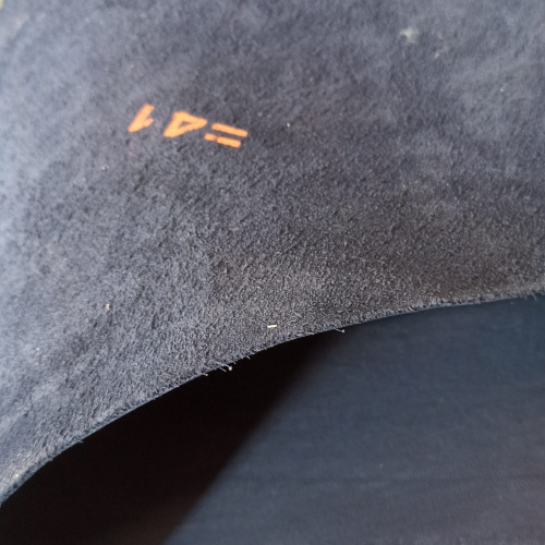 Кожа Пола краст 2,1-2,5 мм Темно-Синий фото 2