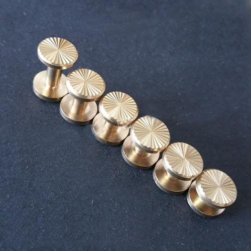 Винт ременной d=10 мм плоский рифленый Латунь Винт ременной d=10 мм плоский рифленый Латунь