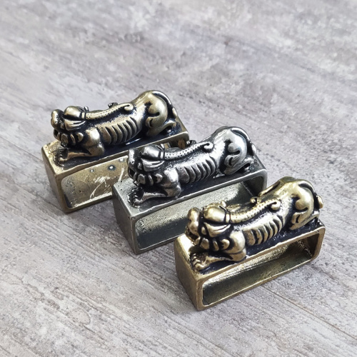 Шлевка для ремня Зверь Латунь Шлевка для ремня Зверь Латунь