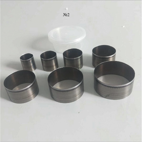 Штанцформа (вырубной штамп) для кругов, набор 7 шт. фото 3