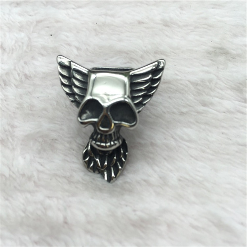 Концевик на два шнура 10х5 мм Череп с крыльями Сталь | Галерея фото | Pava.pro фото 3 Концевик на два шнура 10х5 мм Череп с крыльями Сталь BR-KZ 2027 - фото товара фото 3