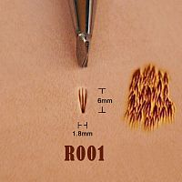 Штамп для тиснения по коже R001 PGF нержавеющая сталь  - купить для кожевенного хобби