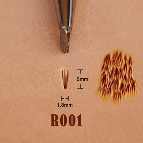 Штамп для тиснения по коже R001 PGF нержавеющая сталь  PGF R-001 - фото товара
