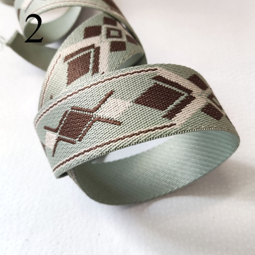 Лента ременная стропа 38 мм Ромбы пэ фото 3