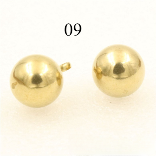 Бубенцы латунные для кожаных изделий 12 мм фото 3