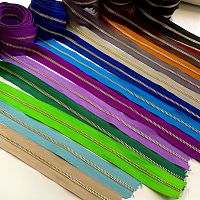 Молния металлическая №5 рулонная зубья под золото арт. 522 Цена за 10 см