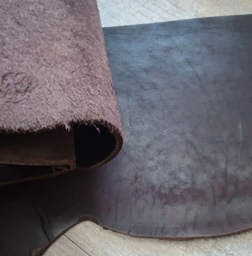 Кожа Пола краст 4,0-4,2 мм Шелл Коричневый фото 7