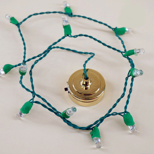 Гирлянда на батарейке для кукол   - фото товара