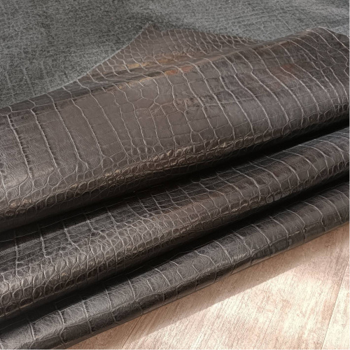 Кожа Кайман 1,1 мм Черный Турция фото 3