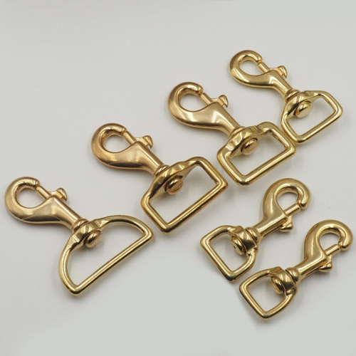 Карабин поворотный Латунь SL-017B