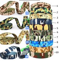 Лента ременная стропа 38 мм/2,6 мм Милитари п/э