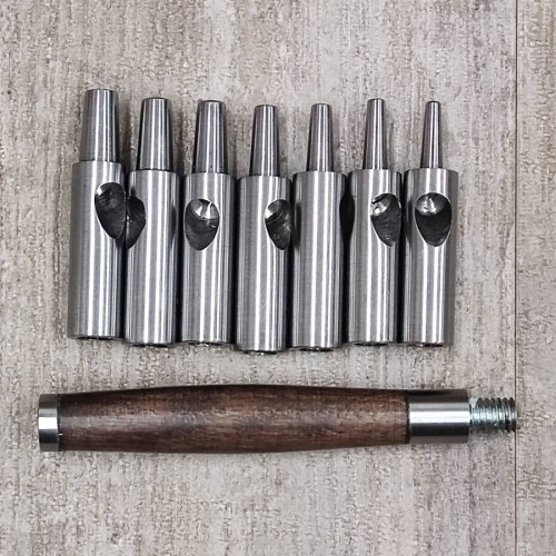 Пробойники-высечки для кожи 2-5 мм Набор, Россия  PR KR-3 - фото товара фото 2