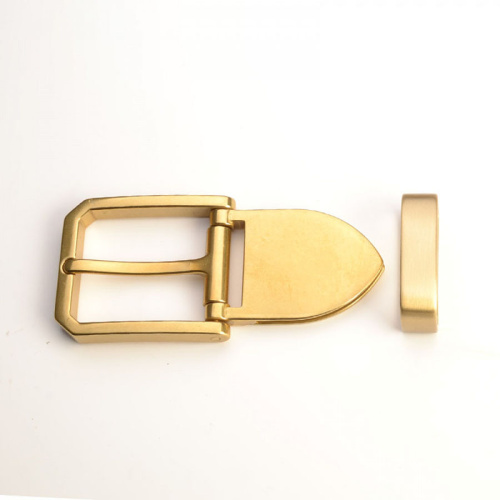 Пряжка для ремня 38 мм со шлевкой латунь  PR L-4421 - фото товара фото 3