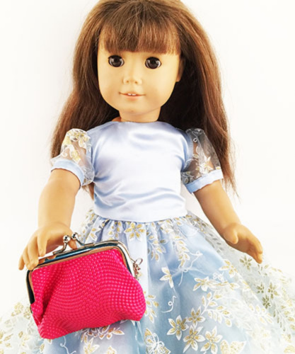 Сумочки для куклы с фермуаром фактурные фото 2