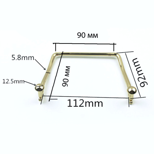 Ручки для сумки трапециевидные 12 см пара фото 2