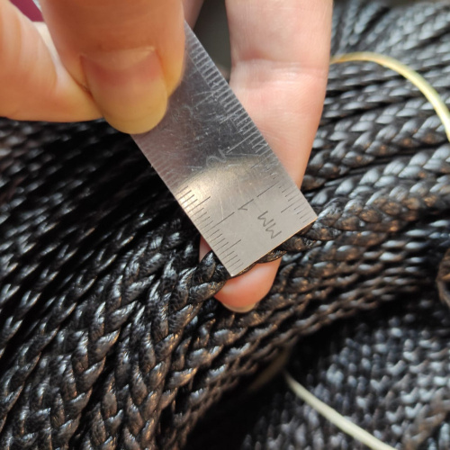 Шнур плетеный 7х2 мм Косичка Италия фото 13