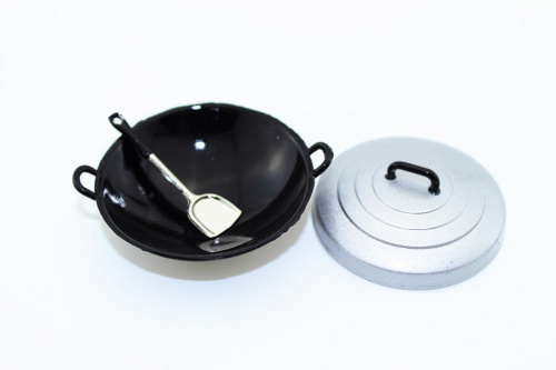 Сковорода вок для кукольной кухни  SH K-002 - фото товара фото 3