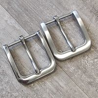 Пряжка 40 мм стальная S03