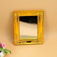 Зеркало настенное для кукольного дома Миниатюра 1:12  - купить для кожевенного хобби